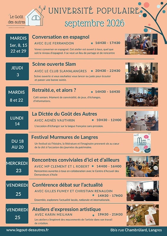 Rencontre conviviale d'ici et d'ailleurs