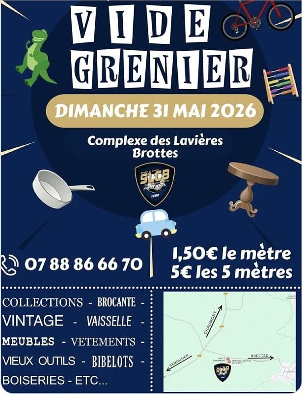 Vide grenier de Brottes