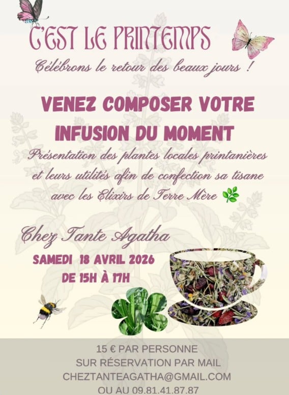 Venez composer votre infusion du moment
