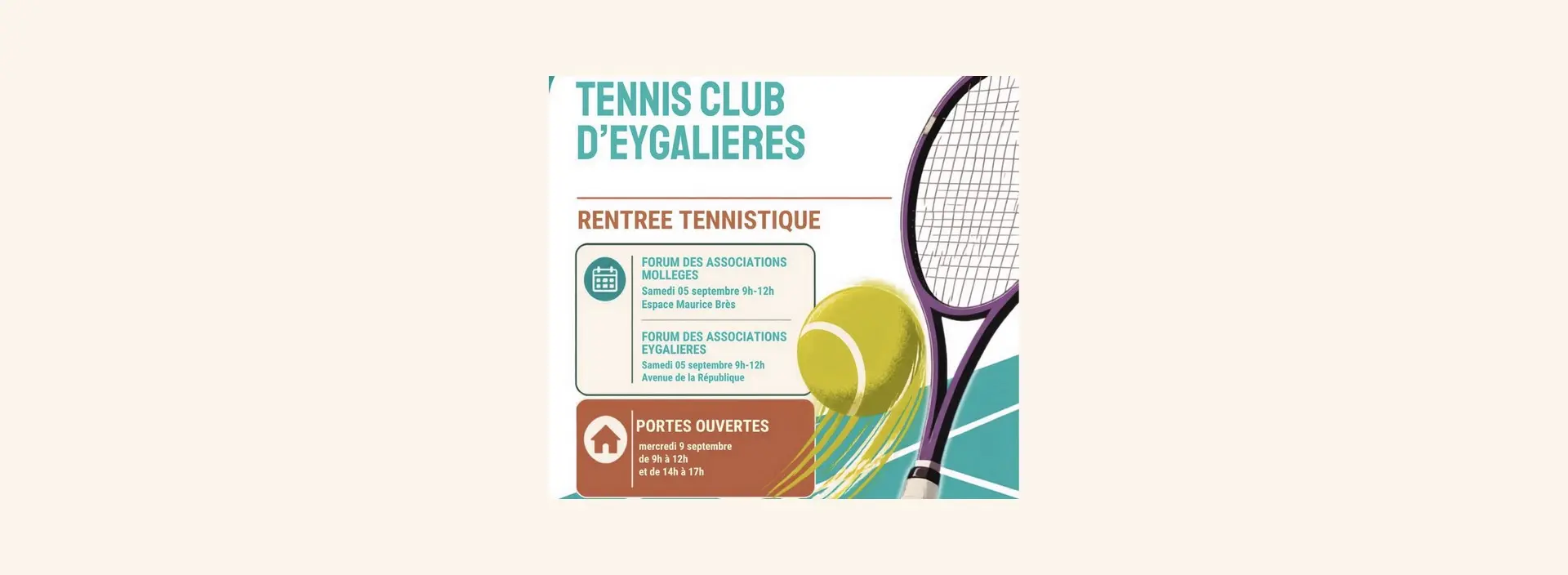 Portes ouvertes du Tennis Club d'Eygalières