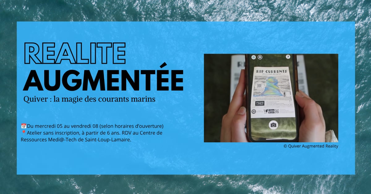Atelier réalité augmentée : Quiver la magie des courants marins