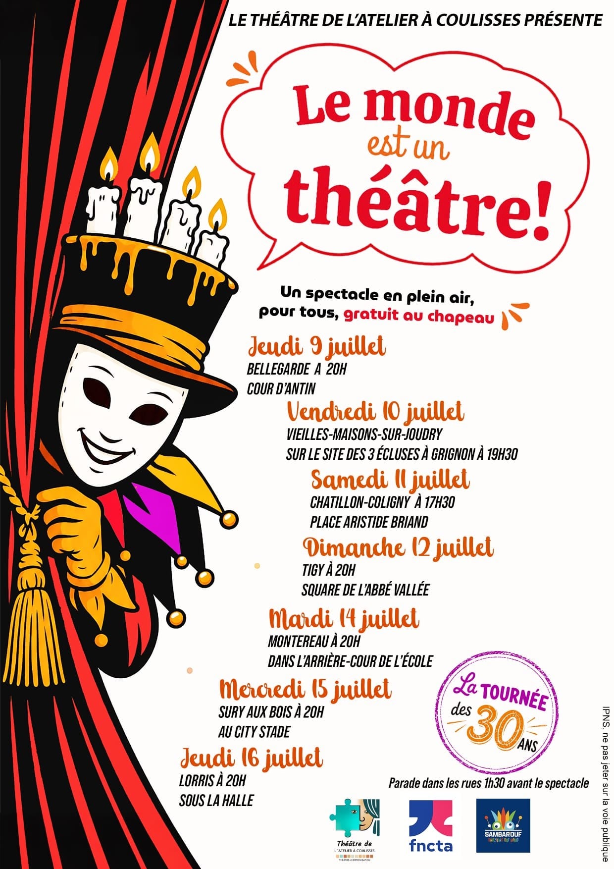 Spectacle "Le monde est un théâtre"