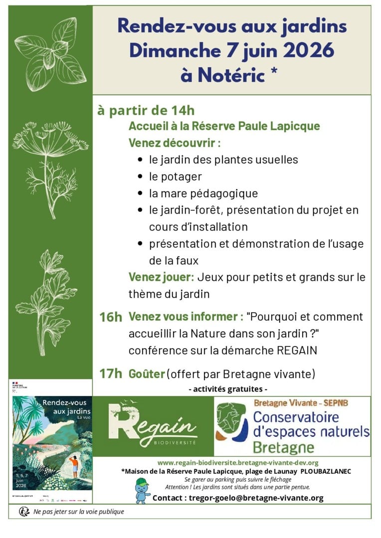 Rendez-vous aux jardins de Notéric