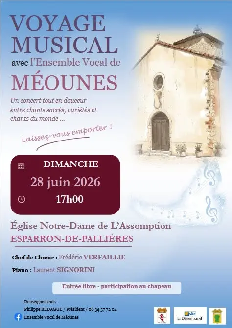 Concert : Voyage musical - Chorale