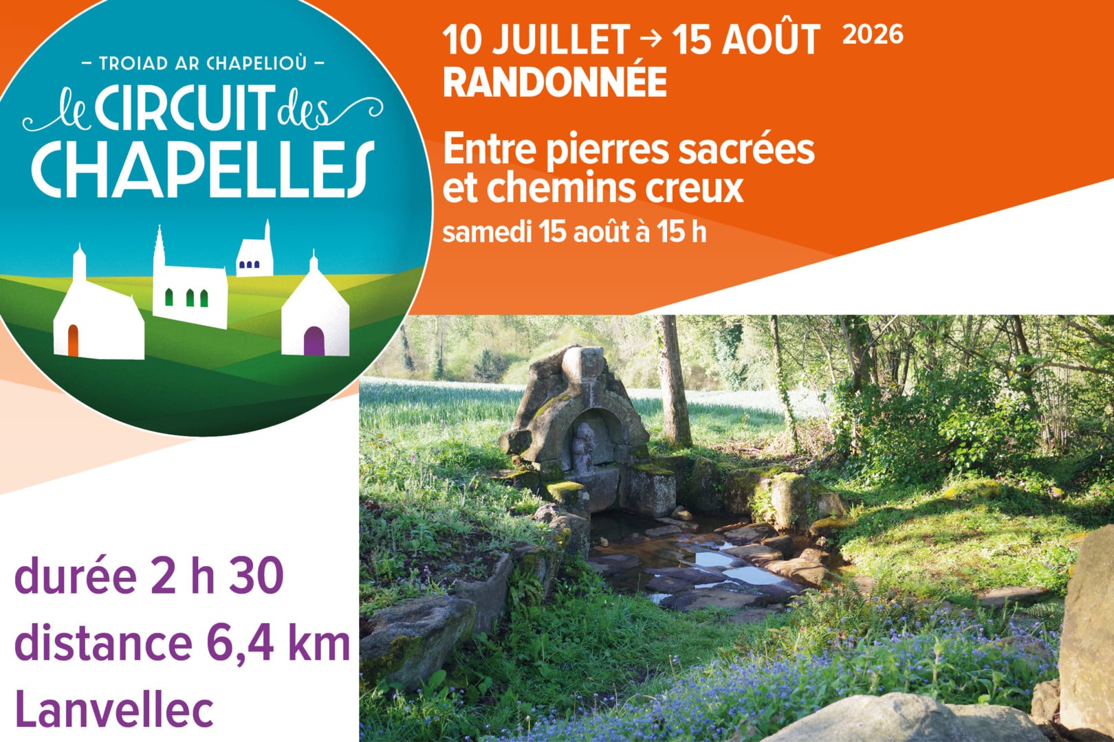 Entre pierres sacrées et chemins creux – Circuit des chapelles