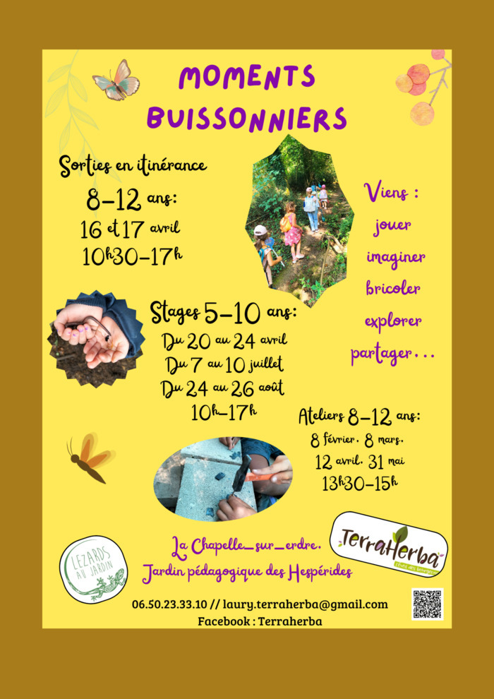 Atelier nature pour les 8-12 ans - Association Theraherba