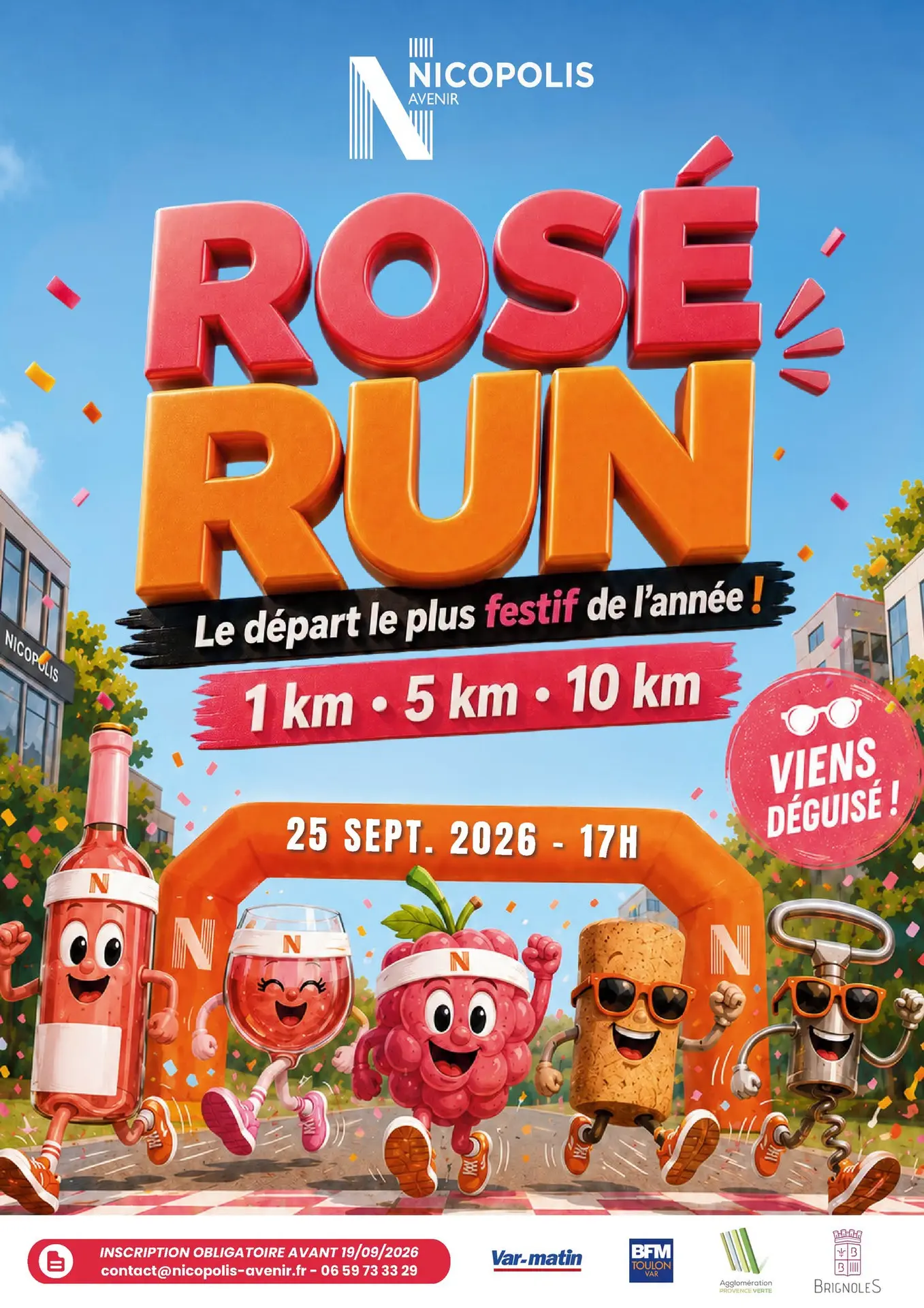 Course pédestre : Rosé Run
