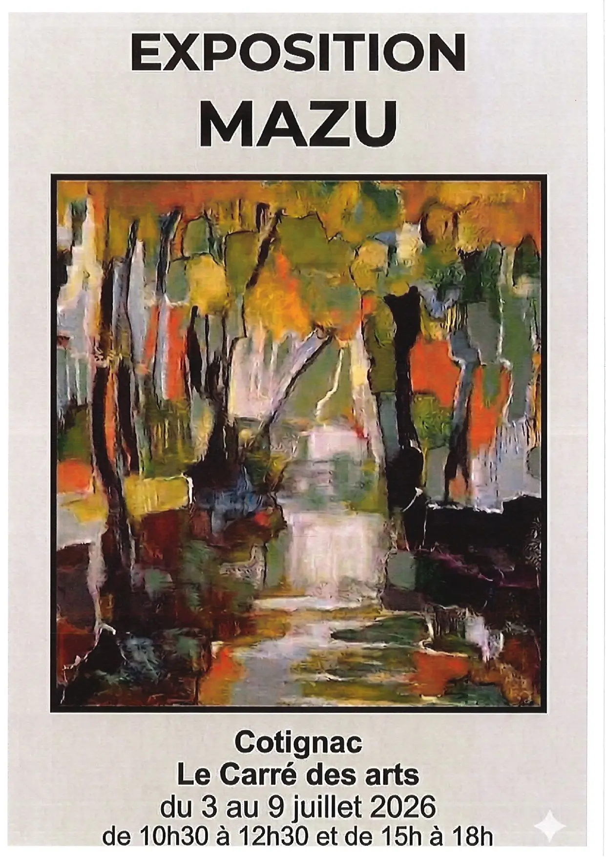 Exposition : Mazu - Peintures