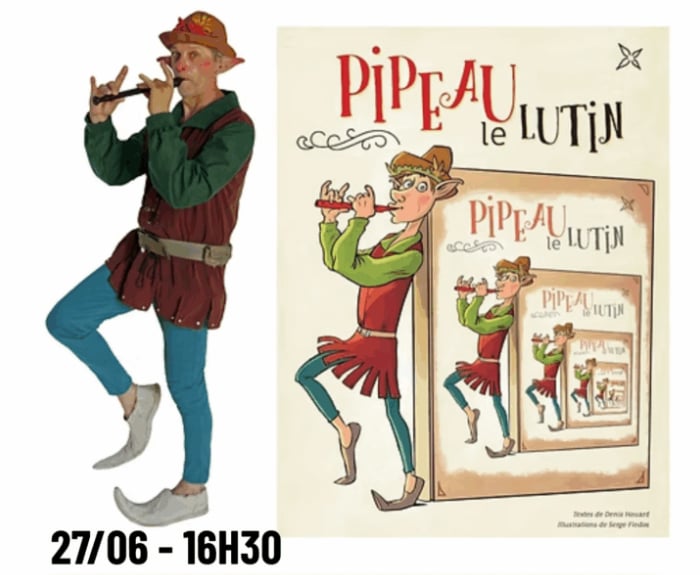 Pipeau le lutin dans quatre saisons en forêt