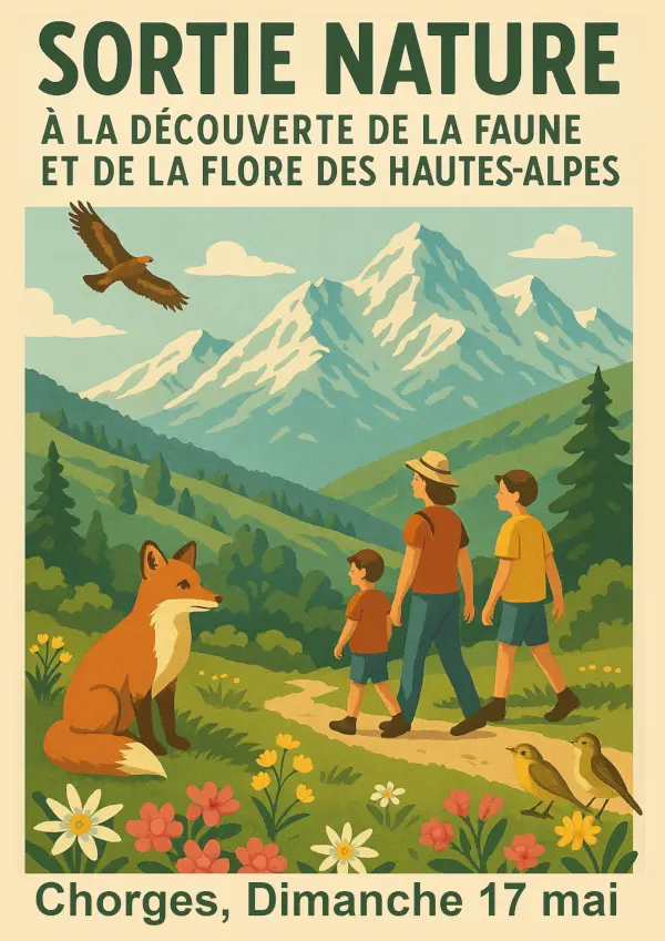 Sortie nature "à la découverte de la faune et de la flore des Hautes-Alpes"