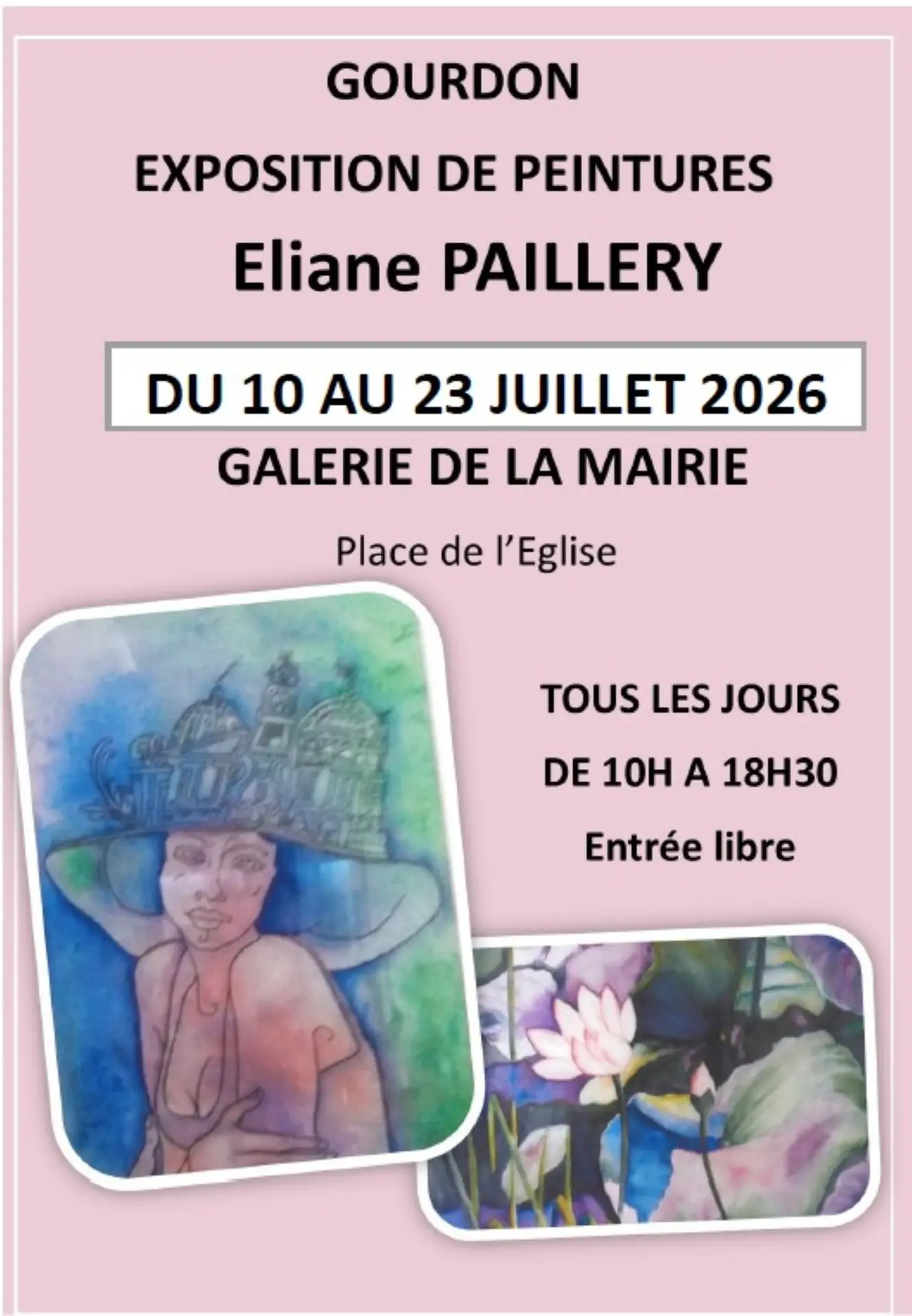 Exposition Eliane PAILLERY