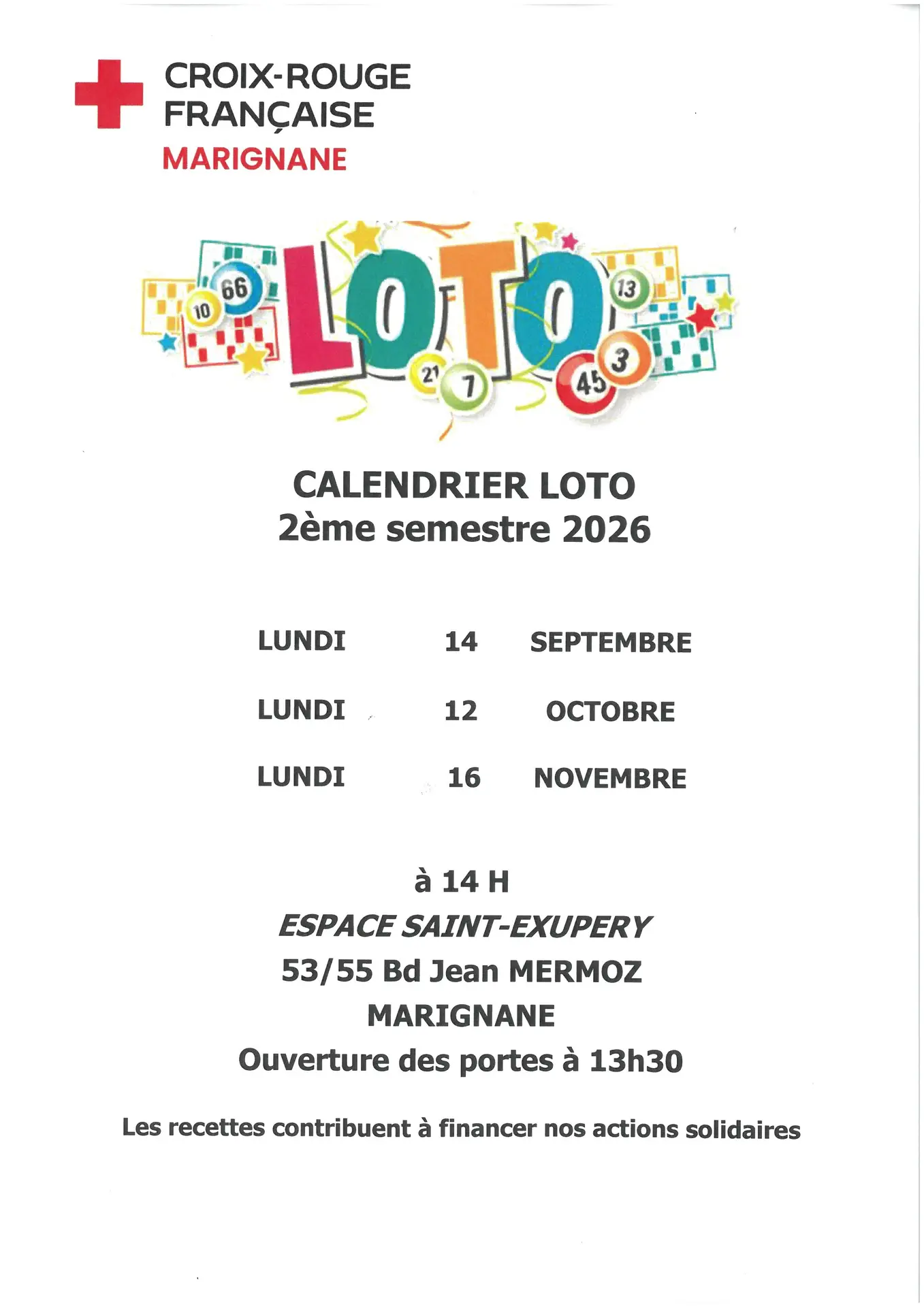 Loto de La Croix Rouge