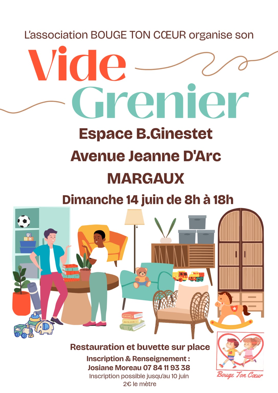 Vide grenier - Association BOUGE TON COEUR