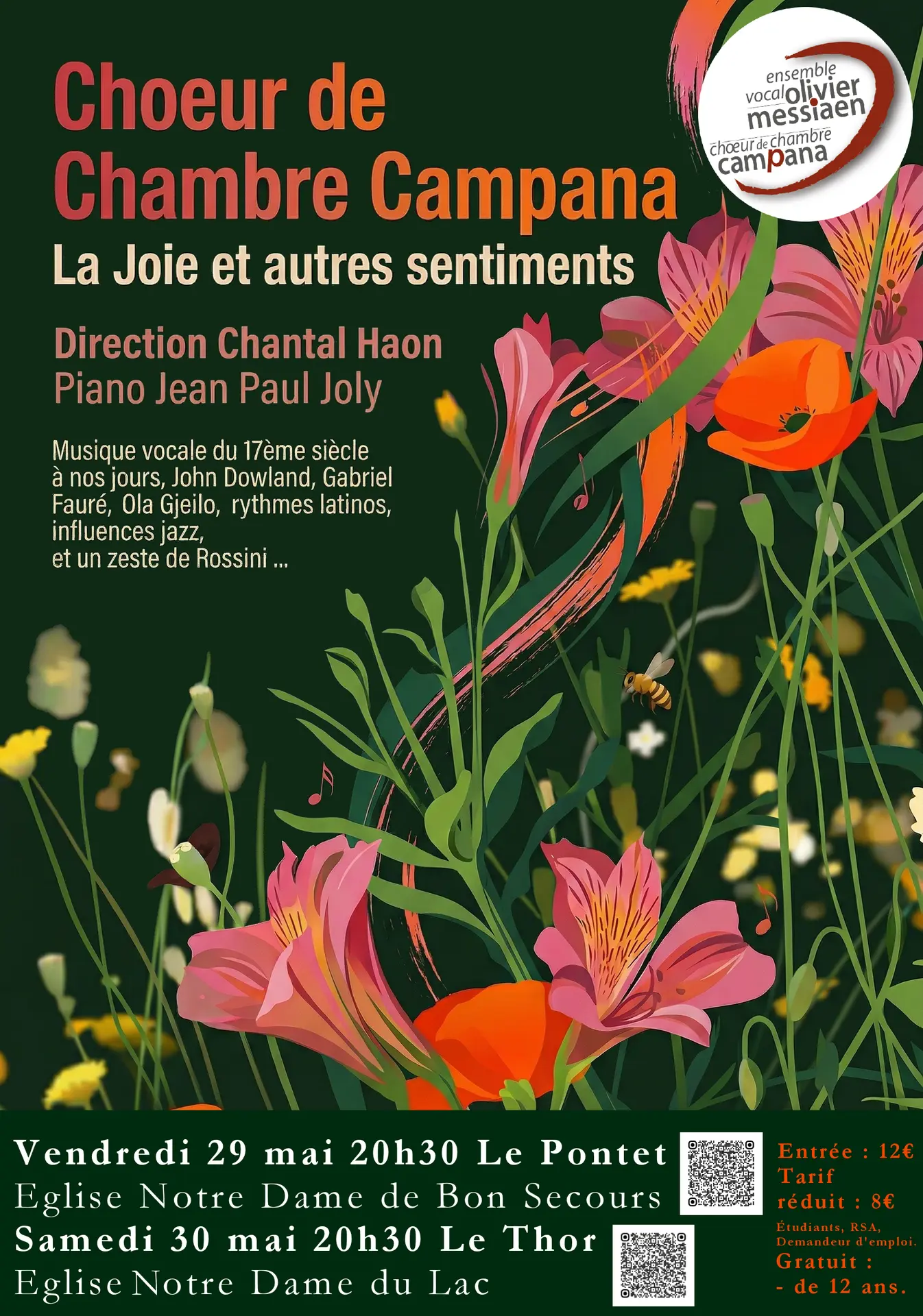 Chœur de Chambre Campana "La Joie et autres sentiments