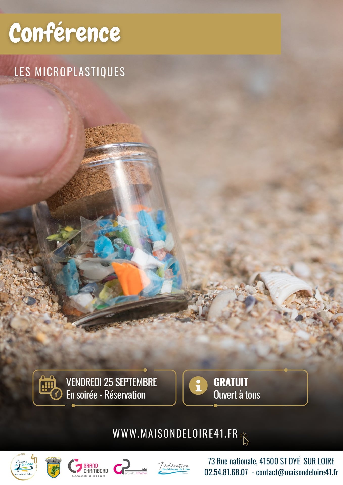 Conférence sur les microplastiques avec la Maison de la Loire