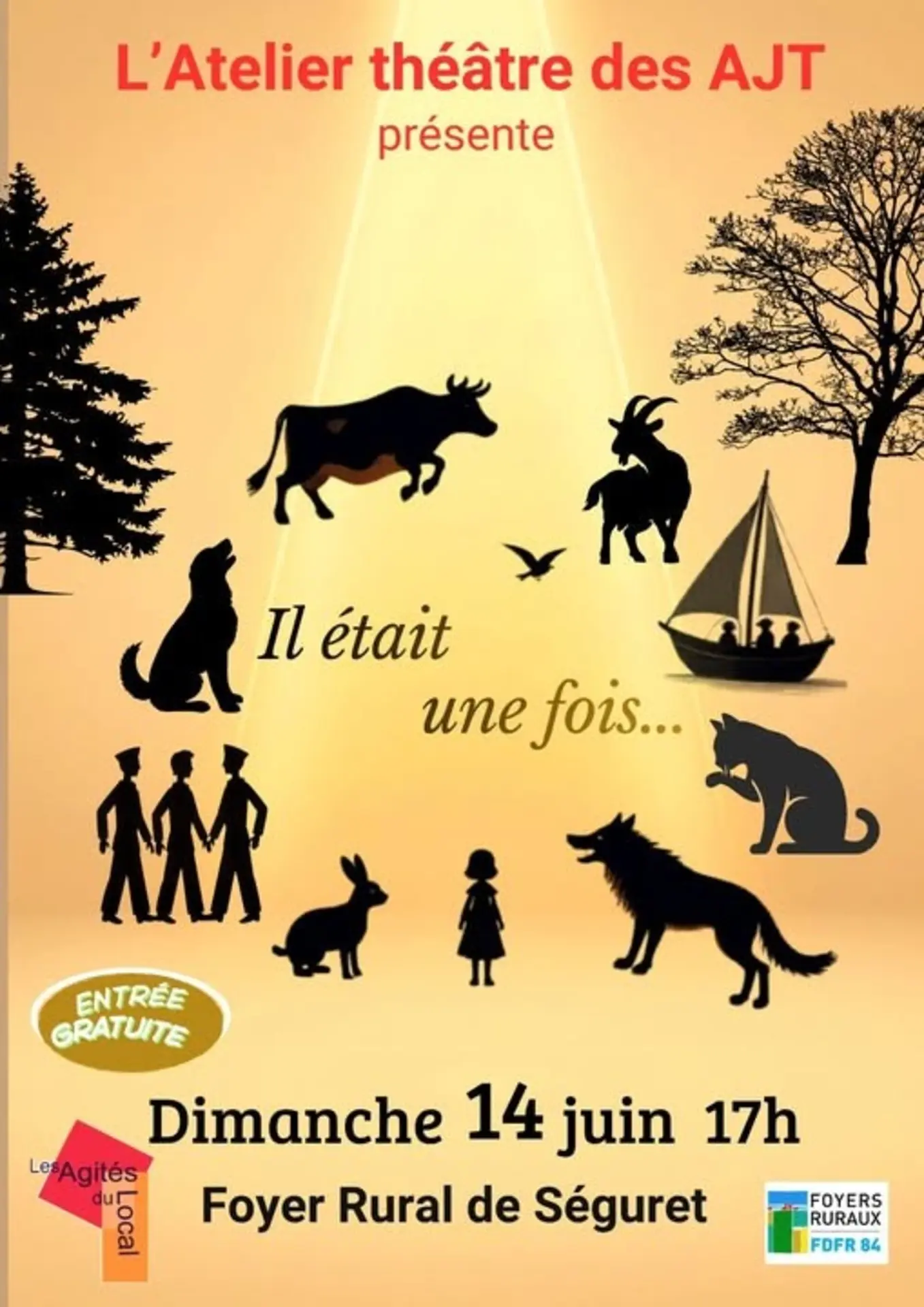 L'atelier théâtre des AJT " Il etait une fois " - Agités du Local