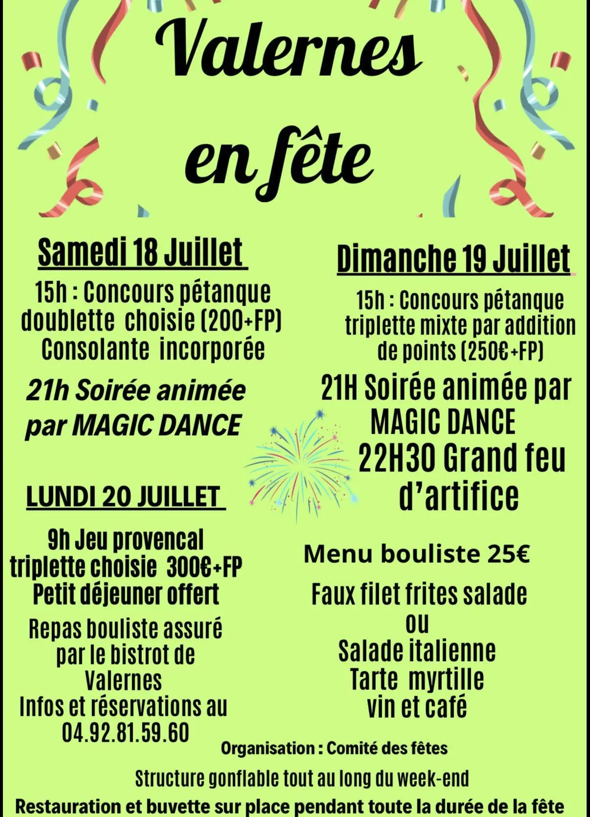 Valernes en fête