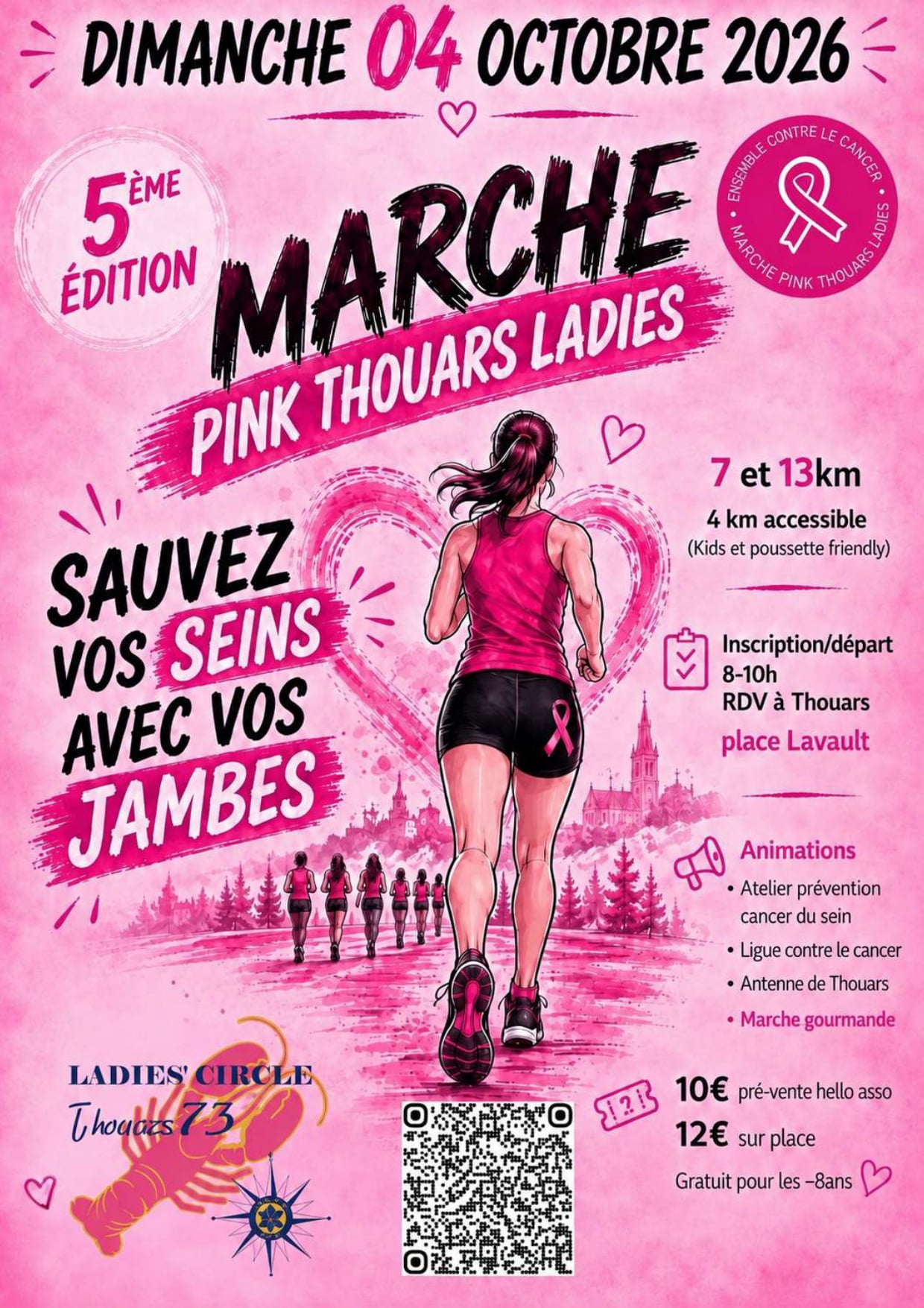 La marche des Pink Thouars Ladies