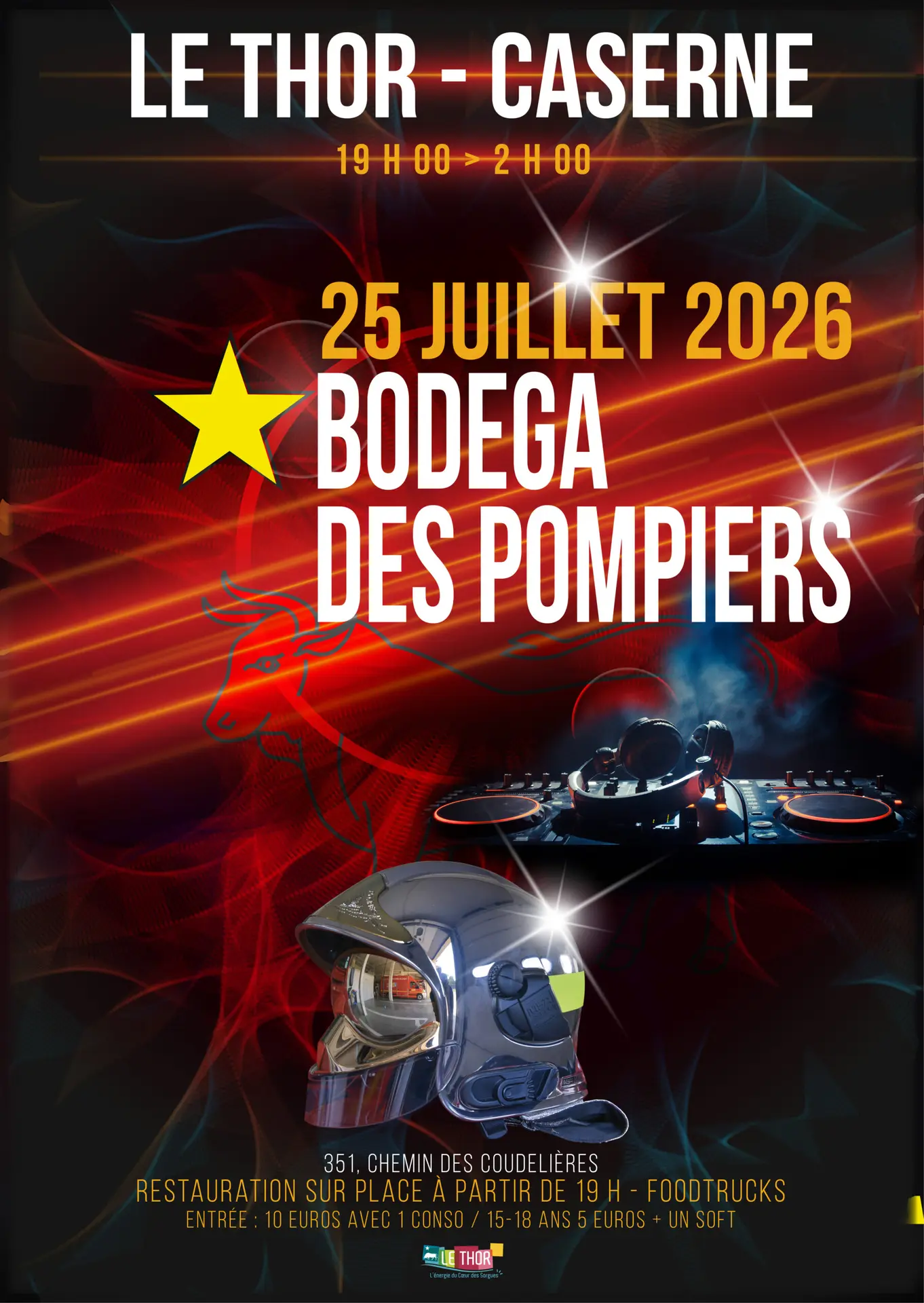 Bodega des pompiers du Thor