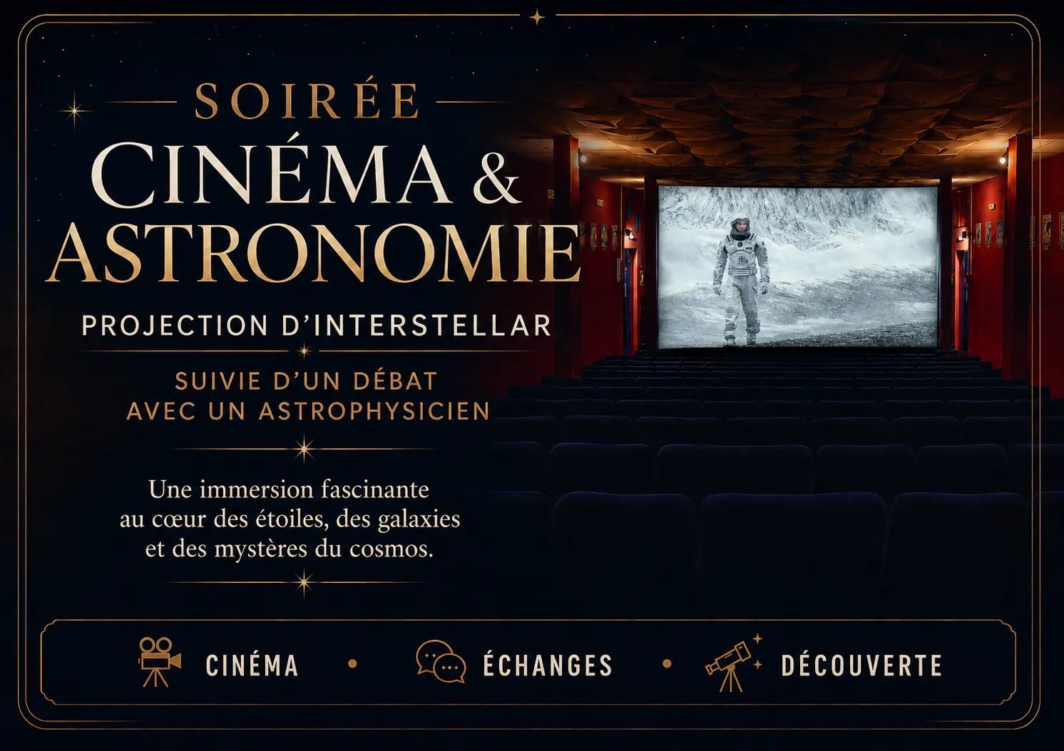 Festival Astro Loup - Projection Interstellar