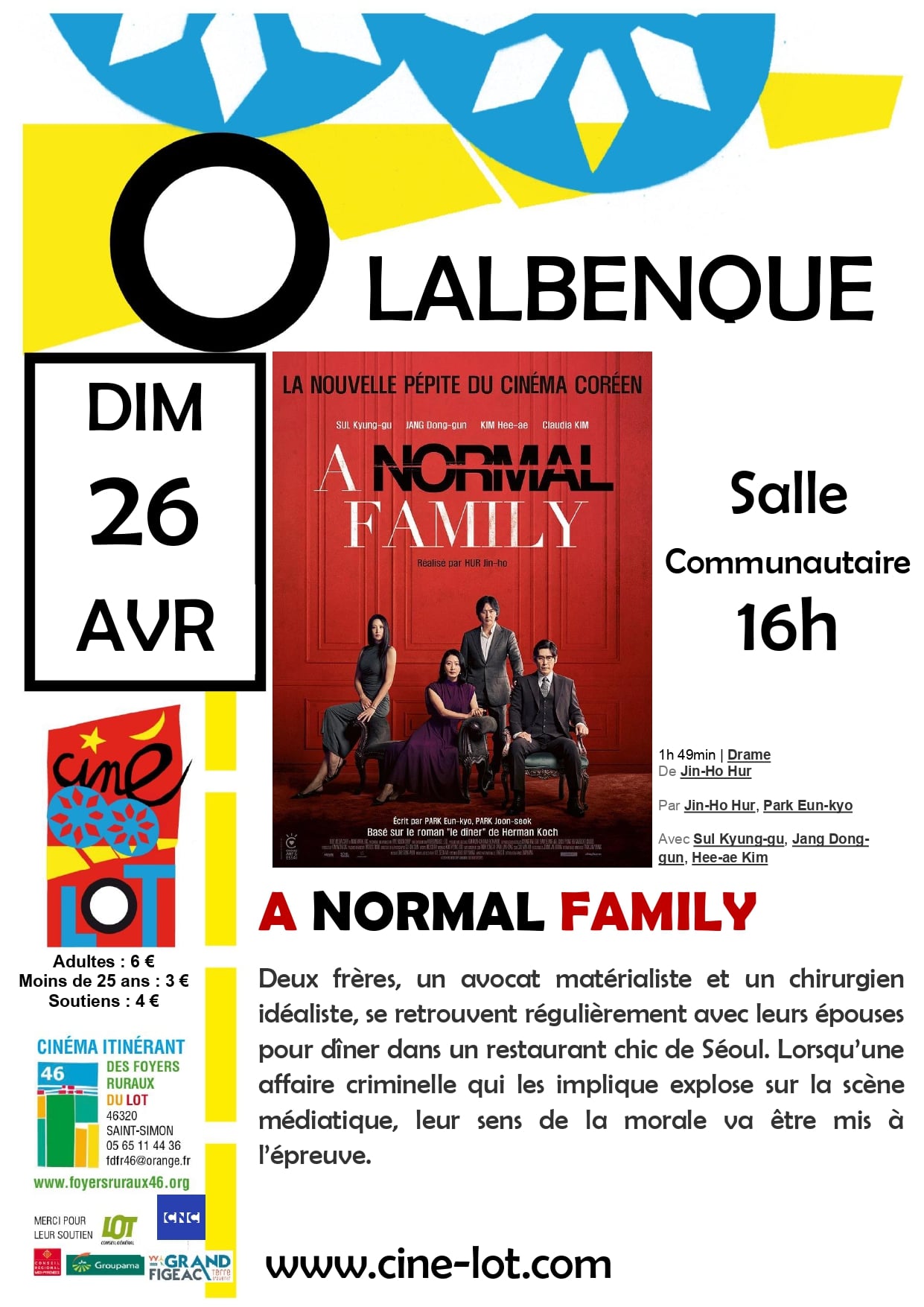 Ciné-Lot : "A normal family"