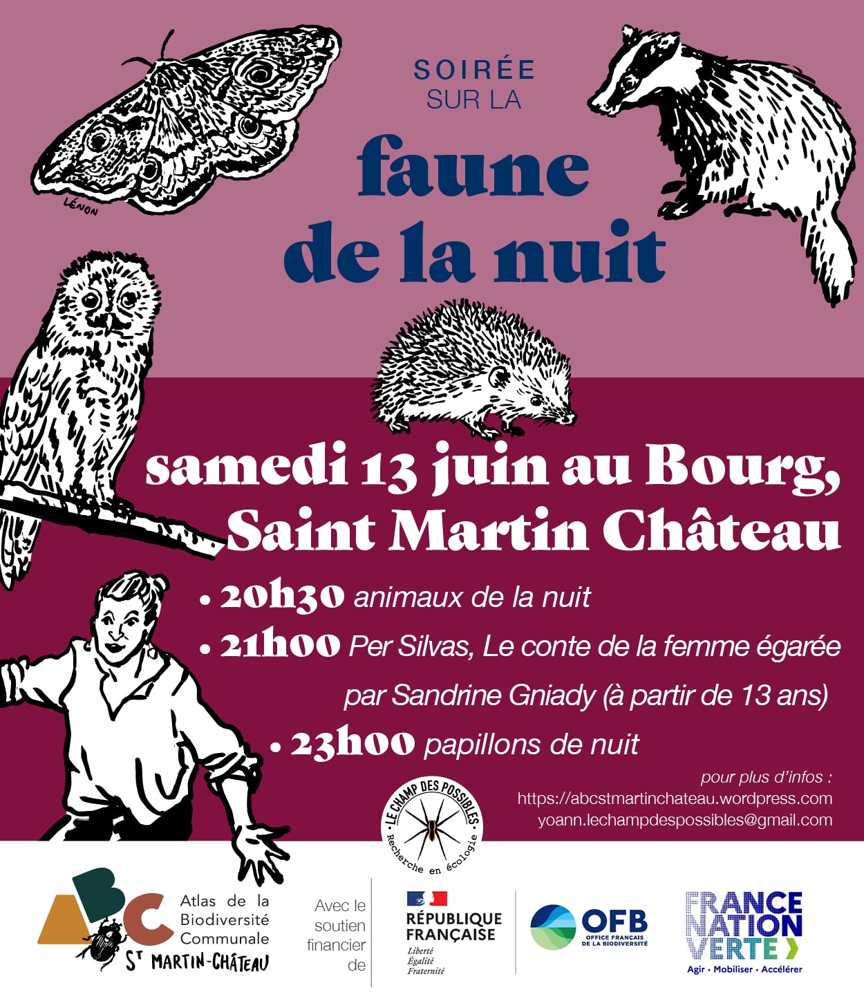 Soirée sur la faune de la nuit