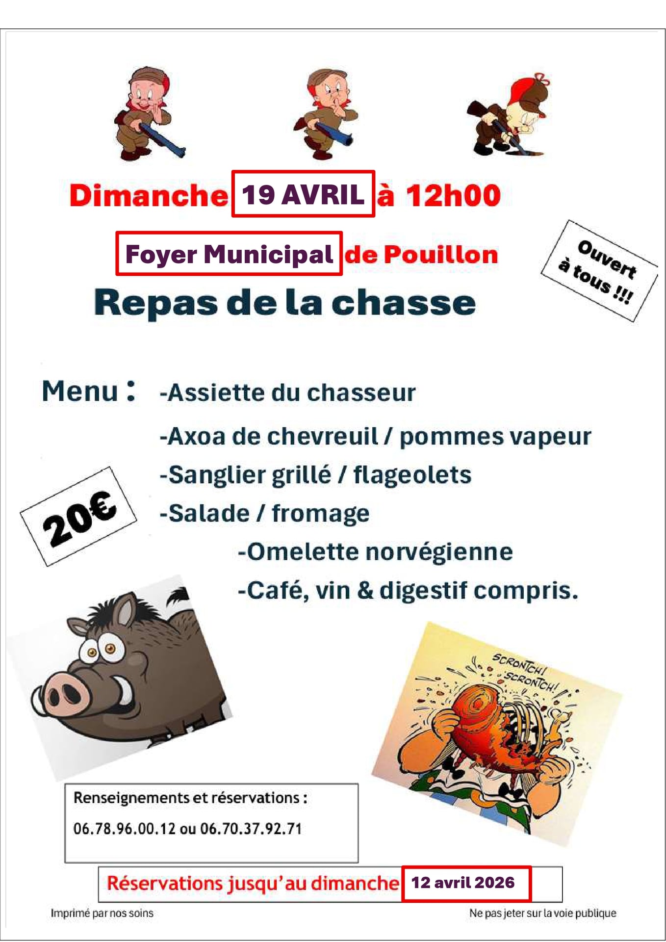 Repas de la chasse