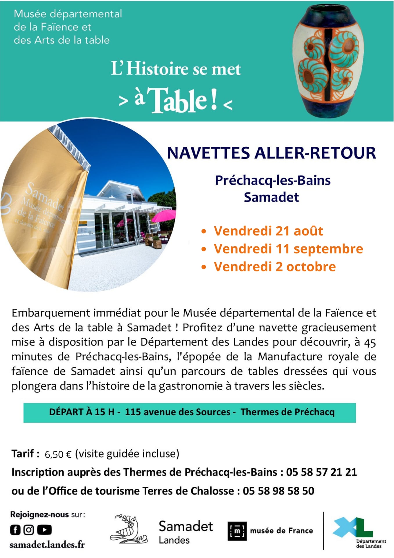 Navette vers le Musée de la Faïence