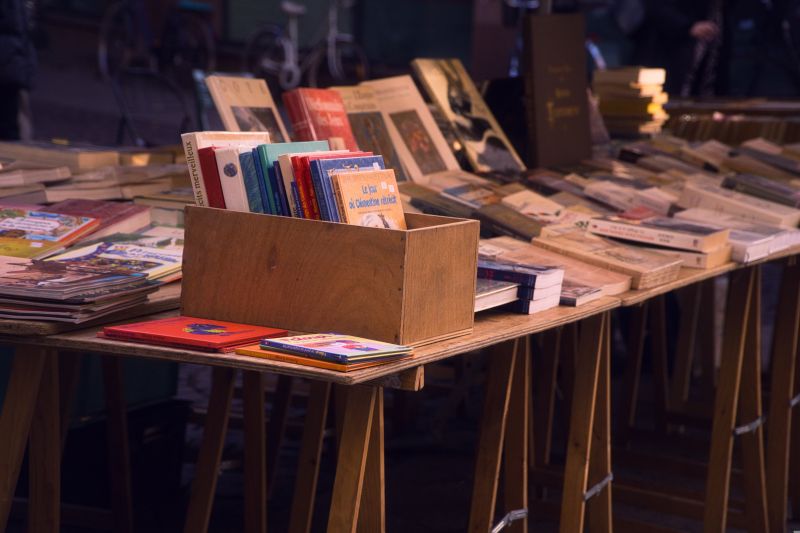 Marché aux livres d'occasion