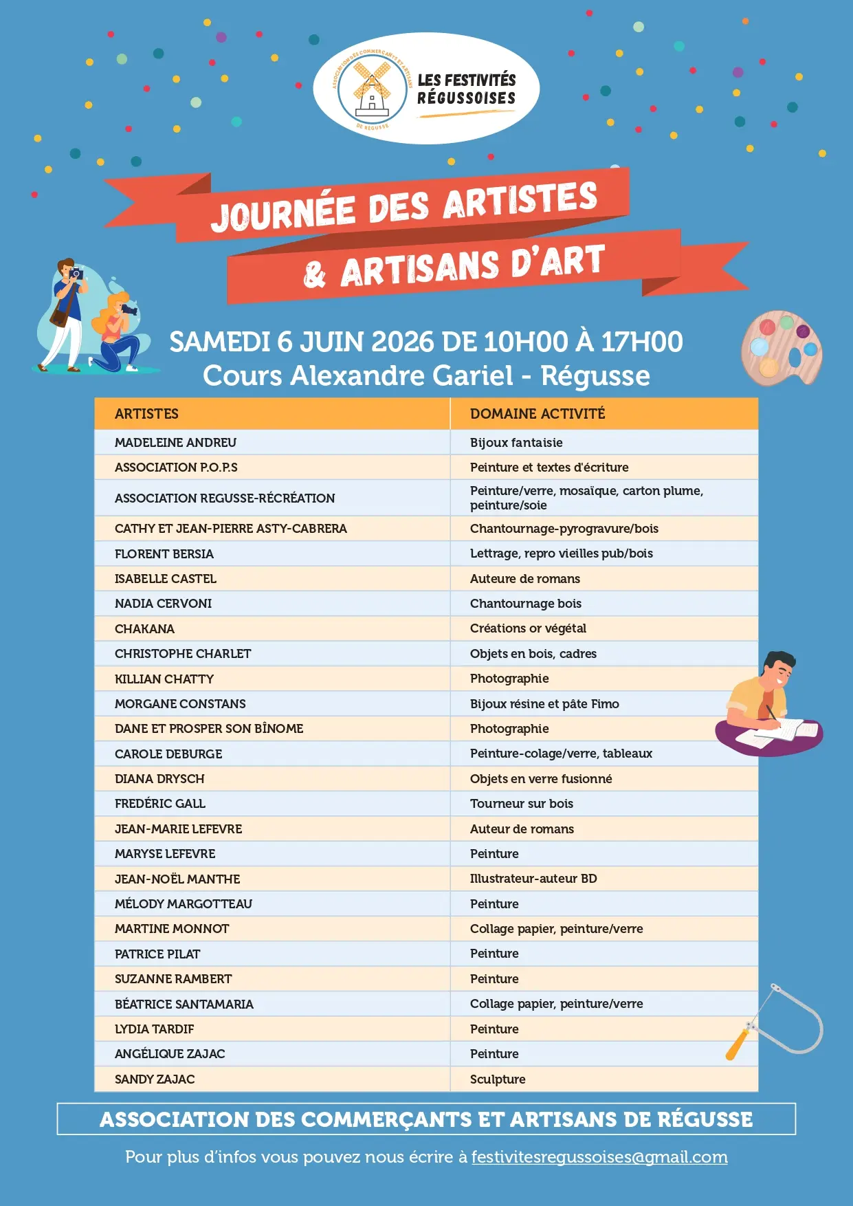 Exposition les artistes et artisans du Verdon