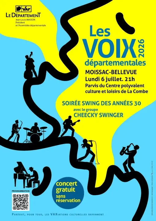 Les Voix départementales- Groupe Cheeky Swinger