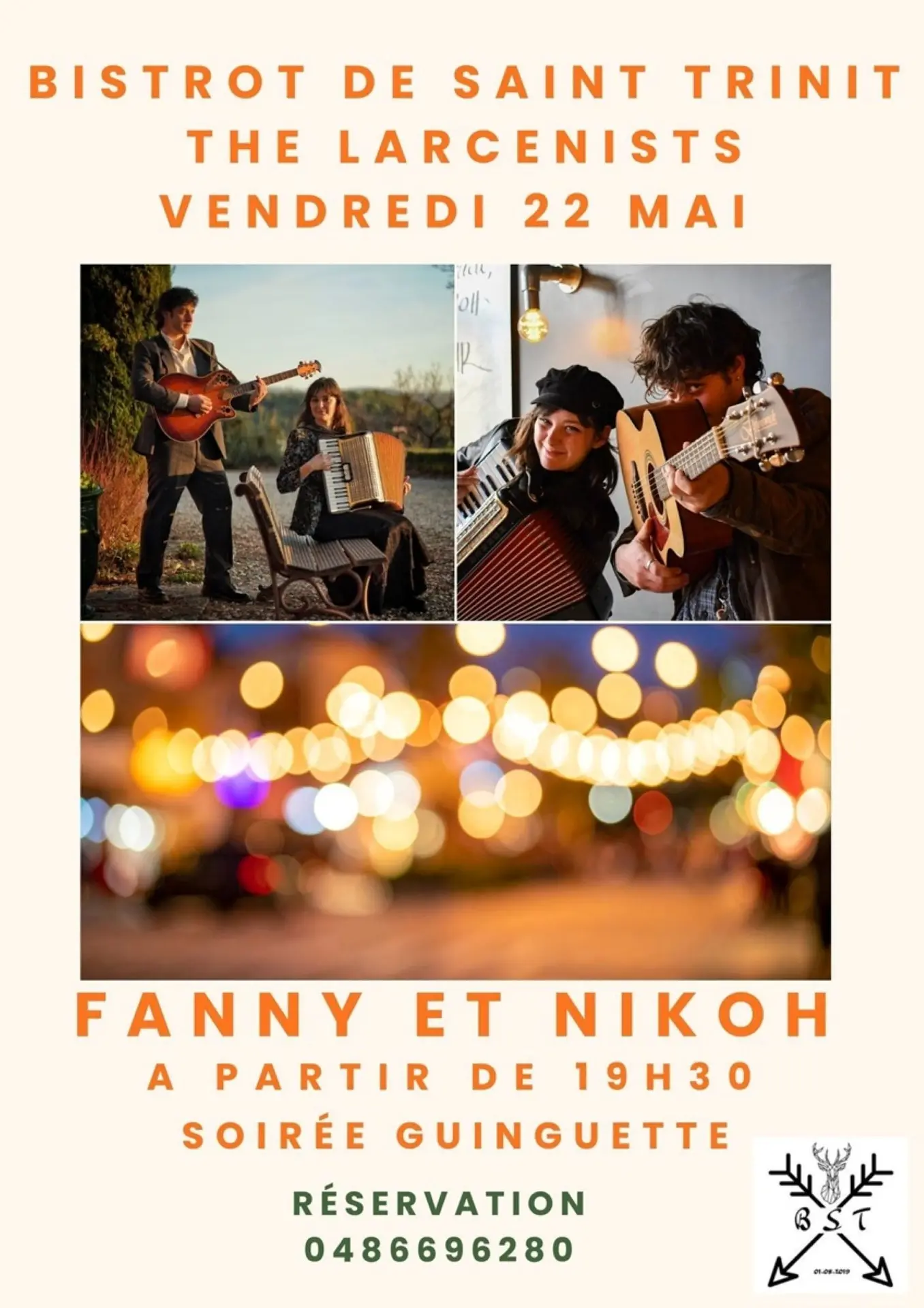 Soirée guinguette avec le duo "The Larcenists"