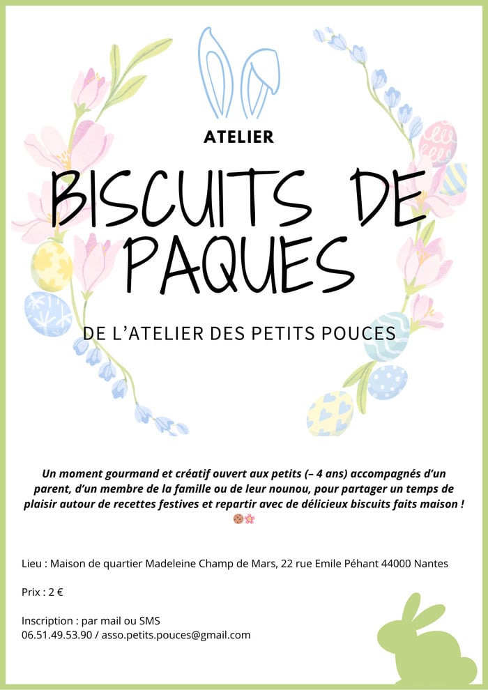 Atelier Biscuits de Pâques