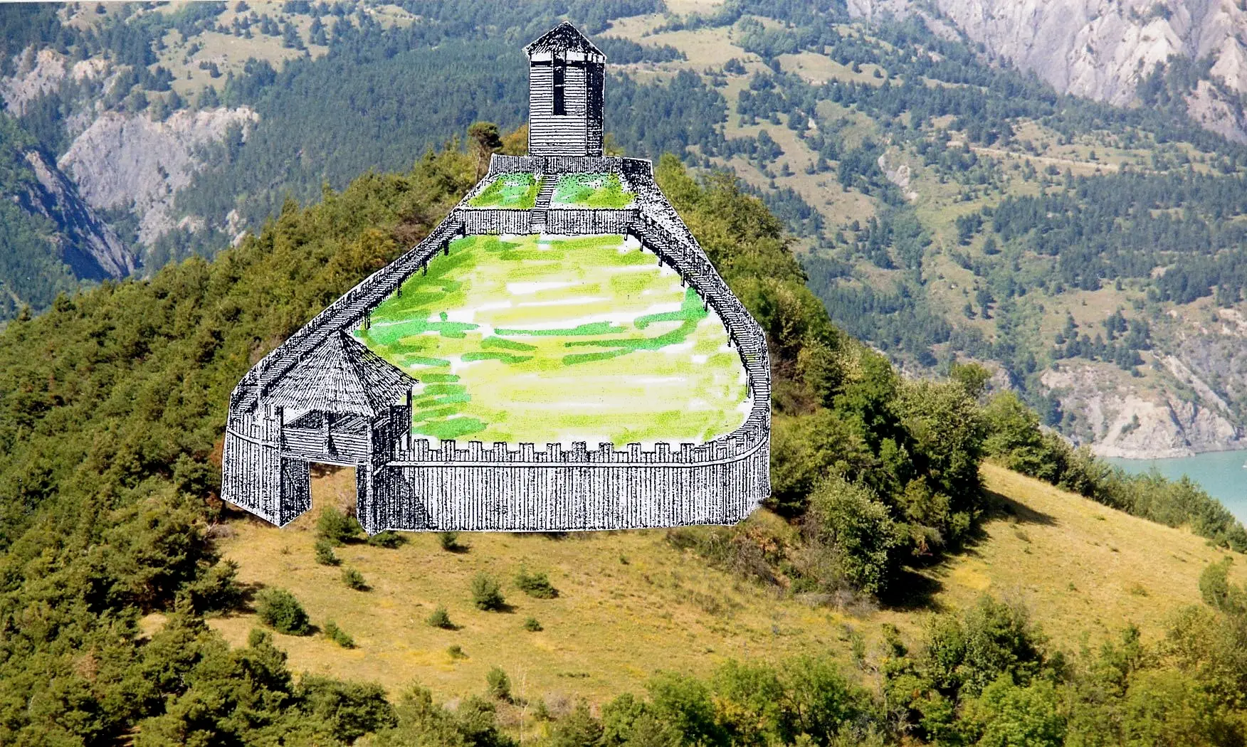Circuit de découverte de l'ancienne Motte castrale de la Seigneurie de Montmirail