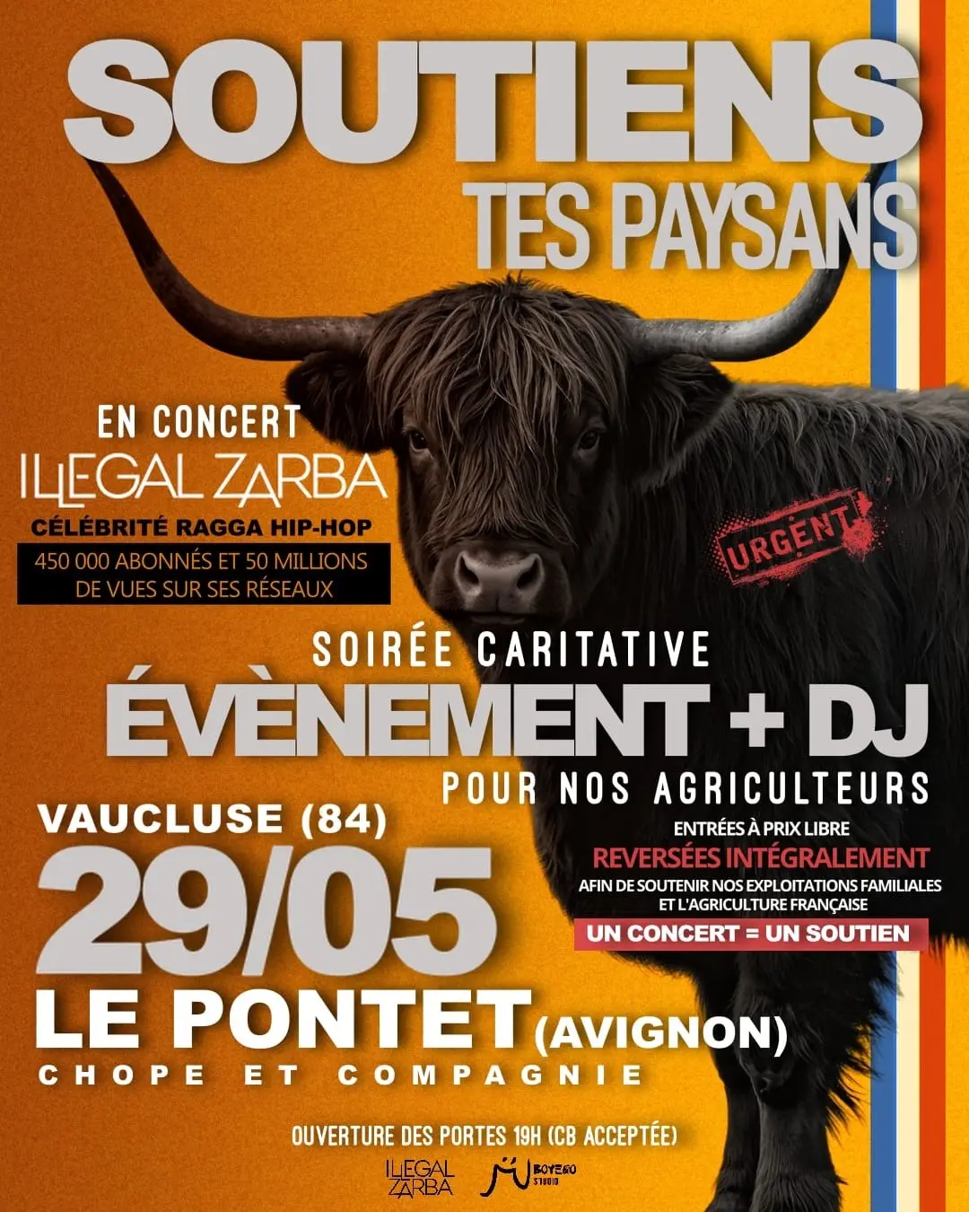 Concert «Soutiens tes paysans»