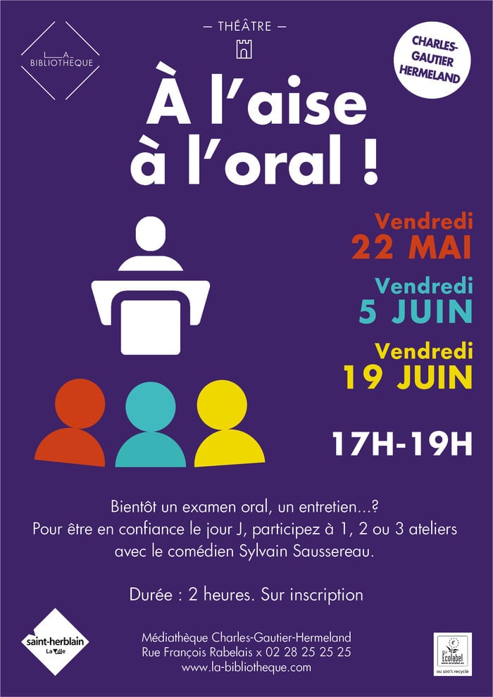 À l'aise à l'oral !