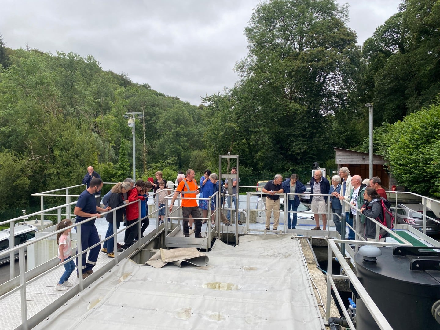 Visite de l’usine de potabilisation de Traou Long – Léguer en fête