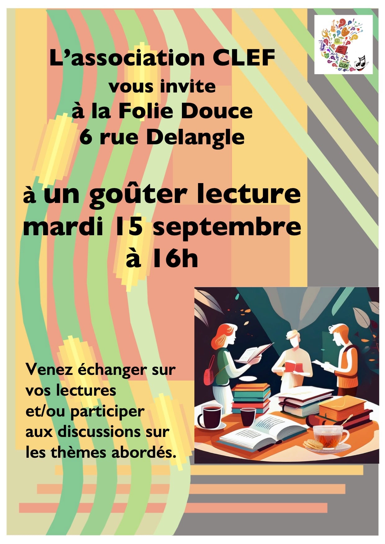 Goûter Lecture - par l'association CLEF