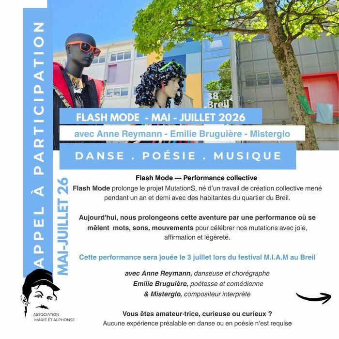 Appel à participation FLASH MODE - performance collective au Breil