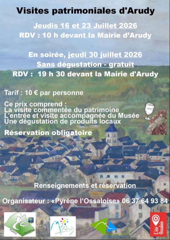 Visite du village d'Arudy, du musée et dégustation