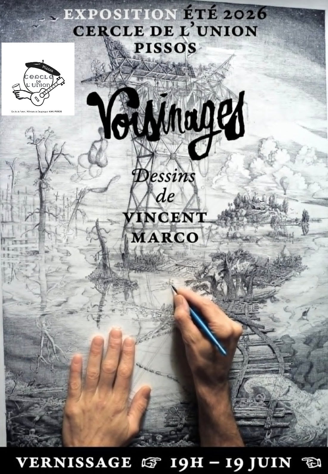 Exposition Dessins de Vincent MARCO - Voisinages -