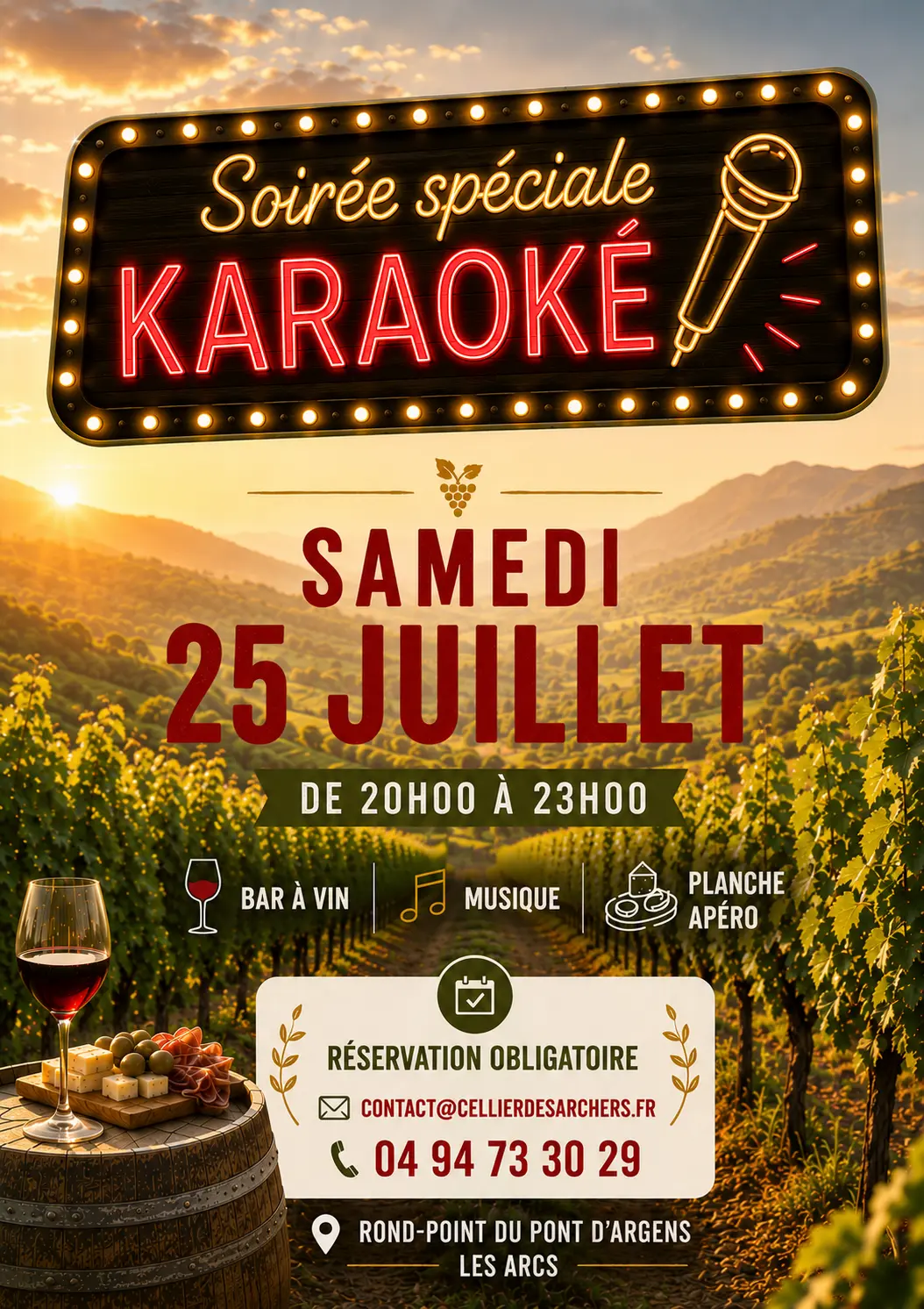 Cellier des Archers - Soirée Karaoke