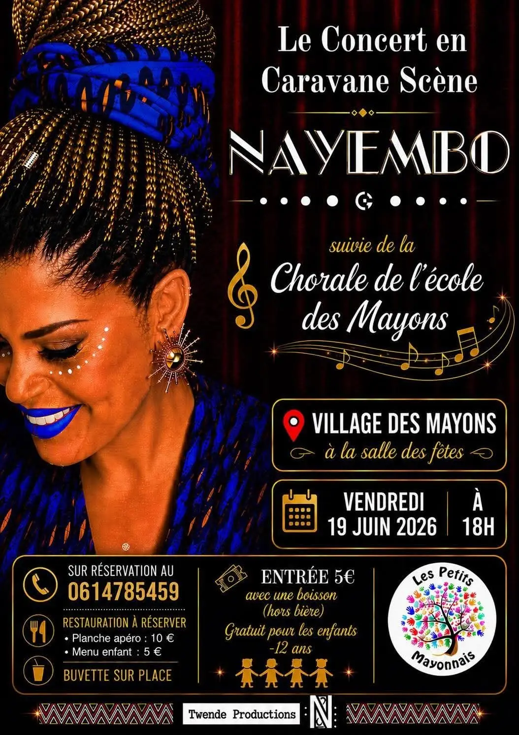 Concert de Nayembo aux Mayons