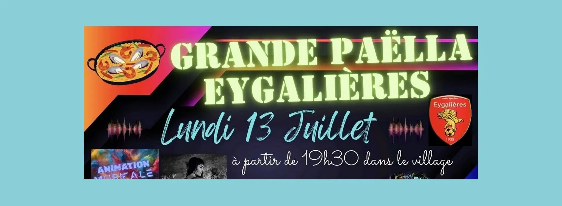 Grande paëlla à Eygalières