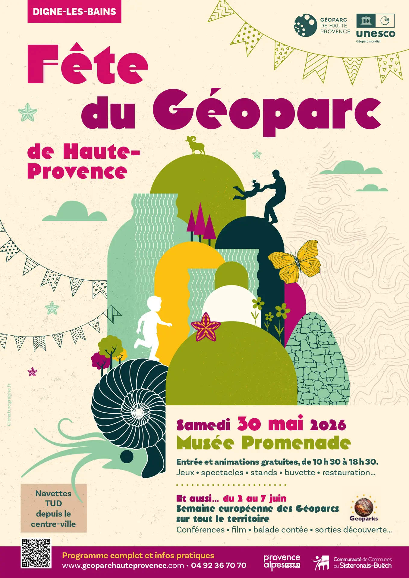 Semaine Européenne des Géoparcs - Conférence "L’histoire des paysages en Haute-Provence des derniers mammouths à aujourd’hui"
