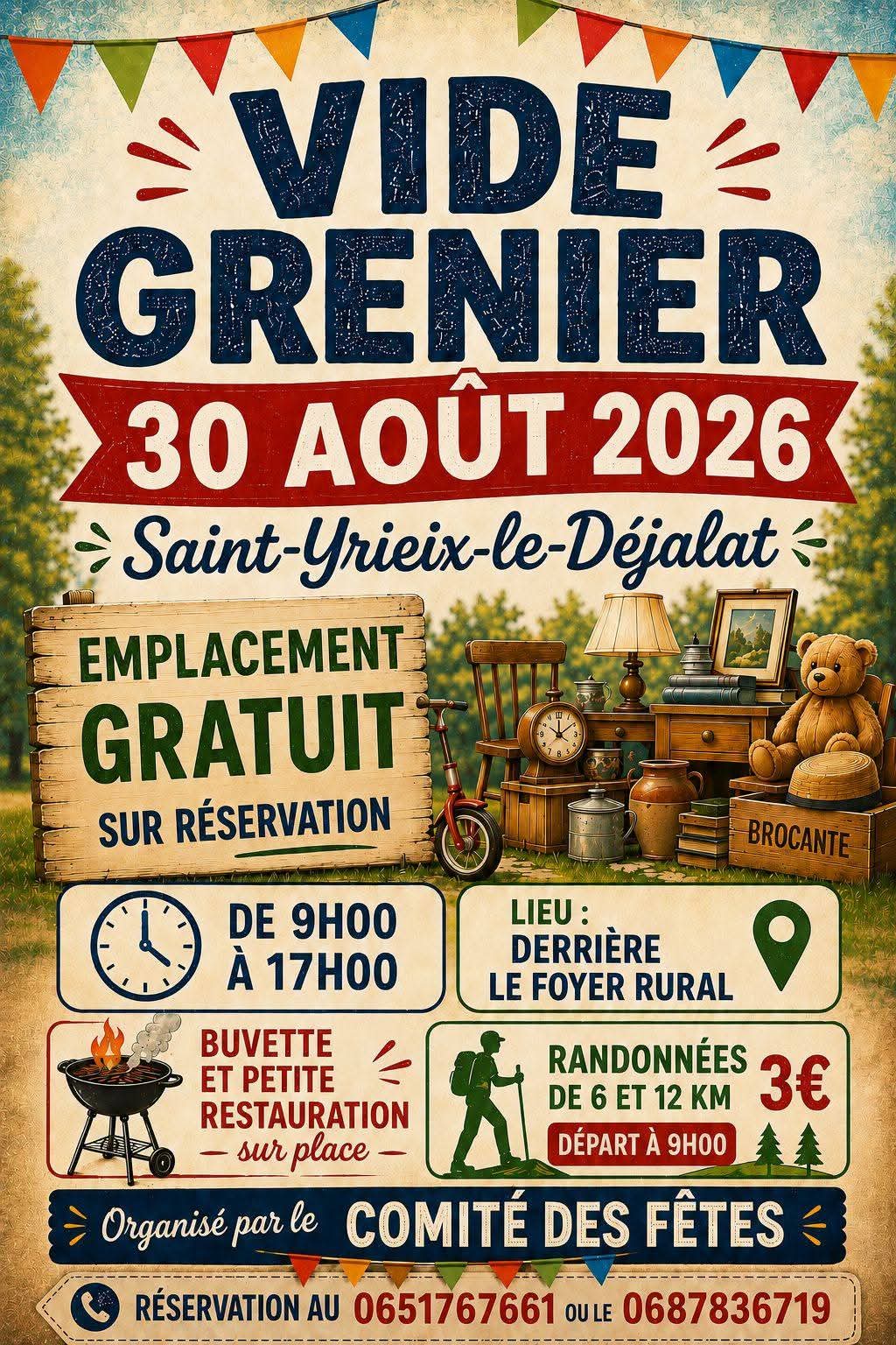 Vide greniers et randonnée