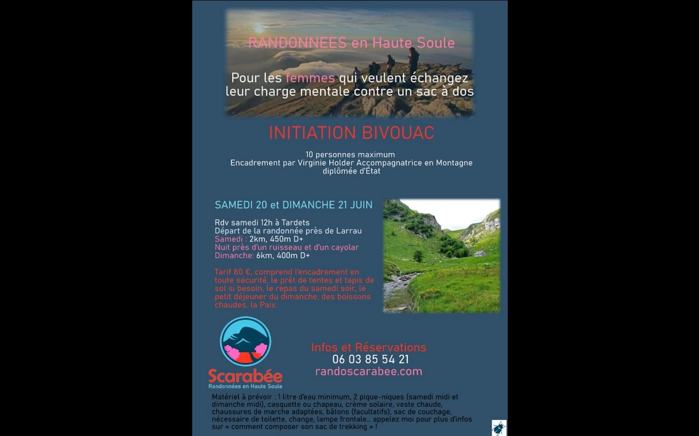 Initiation bivouac