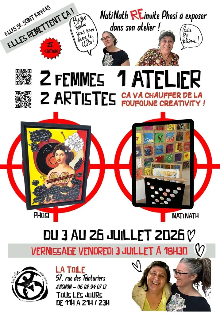 2 femmes 2 artistes 1 atelier