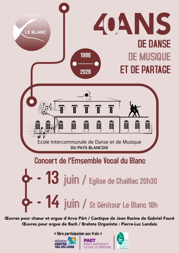 40 ans de l'EIDM du Blanc, concert de l'ensemble vocal
