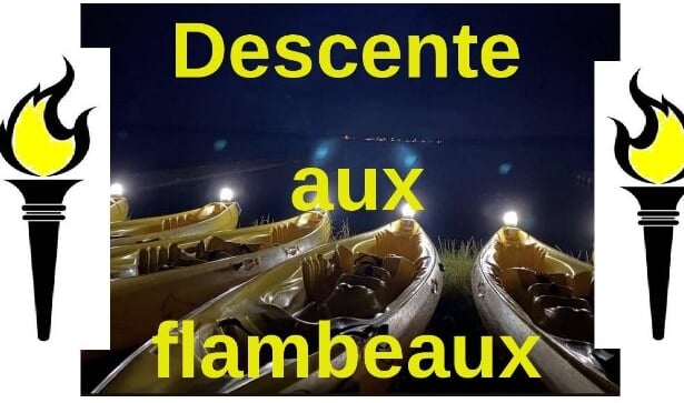 Descente aux flambeaux sur la Sèvre à Saint-Gelais